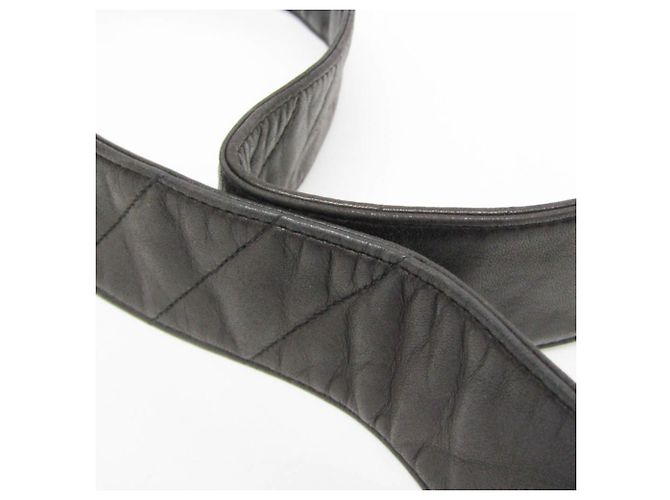 Borsa a spalla in pelle donna Chanel Mademoiselle Nero - vista 10
