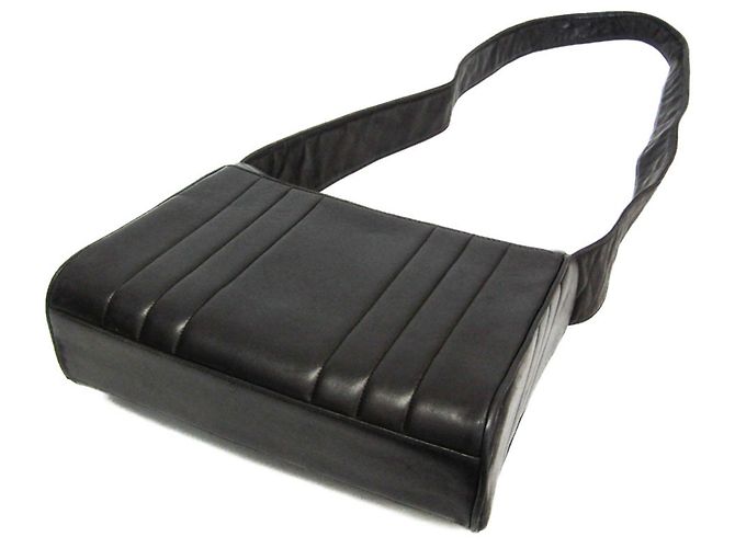 Borsa a spalla in pelle donna Chanel Mademoiselle Nero - vista 2