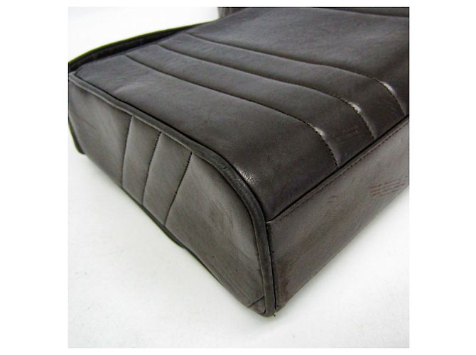 Borsa a spalla in pelle donna Chanel Mademoiselle Nero - vista 4