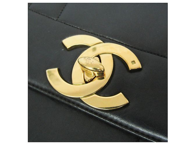Borsa a spalla in pelle donna Chanel Mademoiselle Nero - vista 8