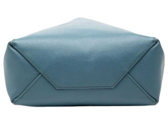 Céline Borsa a mano verticale in pelle di vitello grana blu Celine piccola Blu navy - vista 3