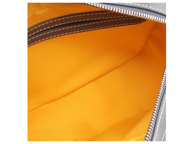 Borsa Cap Vert Goyard in Goyardine Grigia Marrone - vista 3