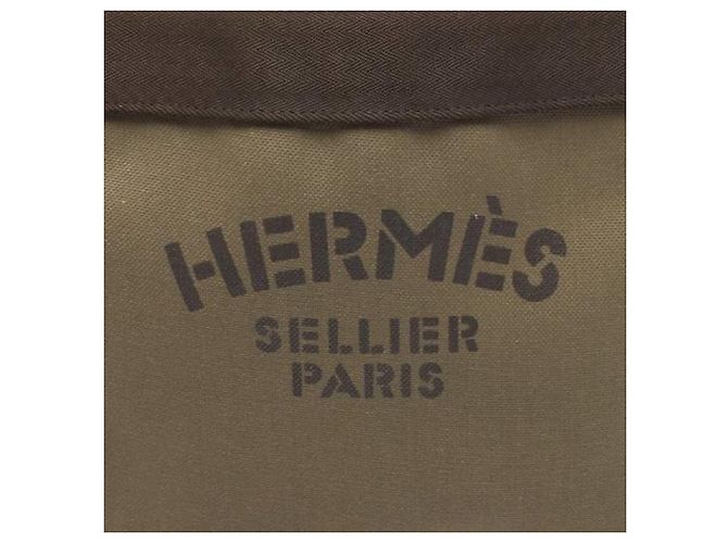 Borsa da Toeletta Nera Hermès Marrone Cachi - vista 6
