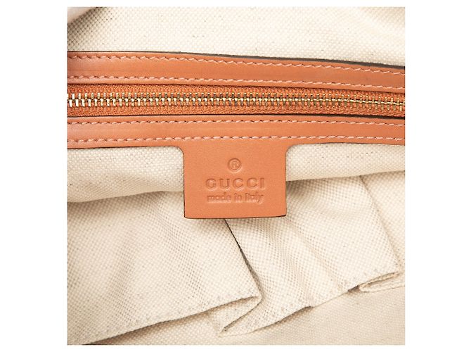 Borsa Gucci Beige GG Canvas Heart Bit - vista 5