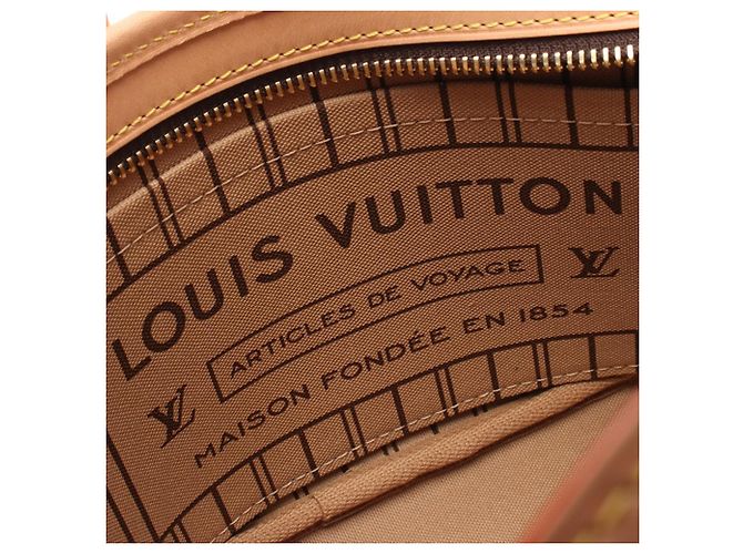 Louis Vuitton Borsa Neverfull BB Monogramma Marrone - vista 4