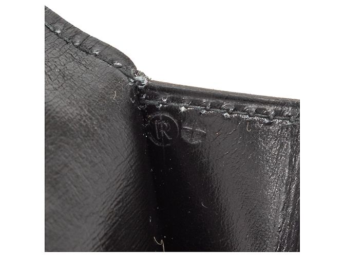 Pochette Rio in vitello nero Hermès - vista 6