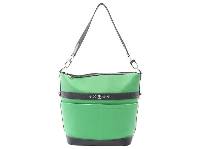 Louis Vuitton Green Leather Cruiser GM - view 2