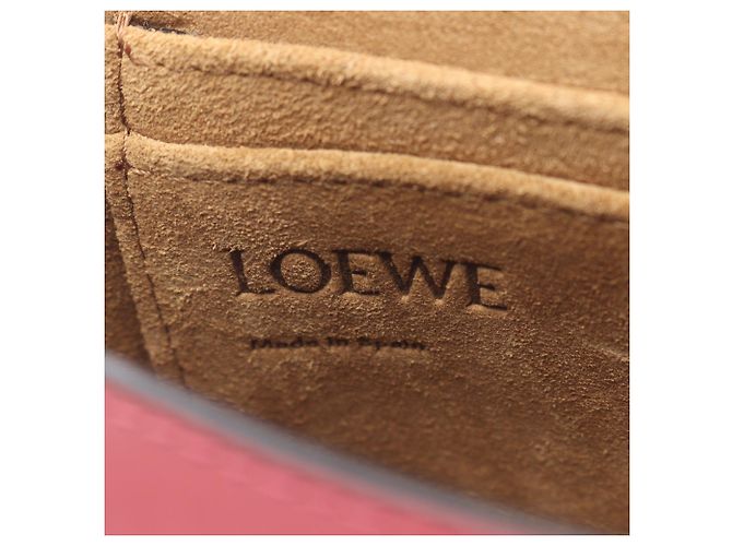 LOEWE Borsa Dual Gate Mini in Pelle Rosa - vista 4