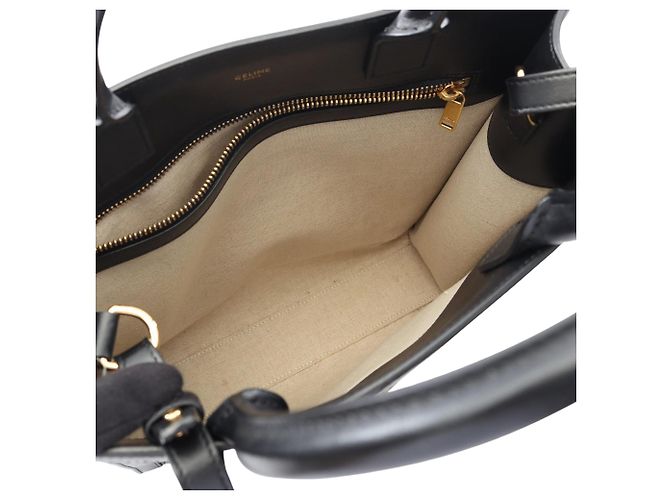 Céline Borsa tote verticale piccola in tela Triomphe bianca di Celine Bianco - vista 3