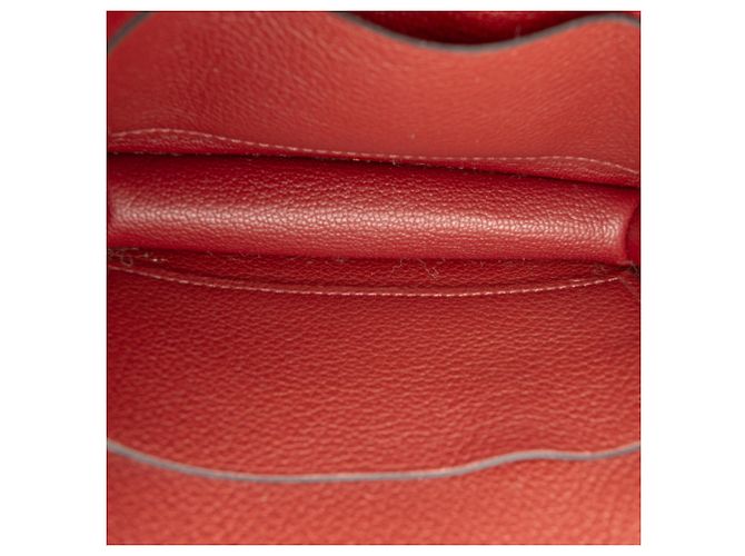 Hermès Red Clemence Constance Slim Wallet - view 4