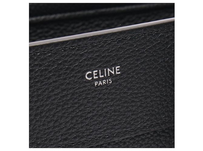 Céline Borsa da viaggio Luggage in micro pelle di vitello nera Celine Nero - vista 4