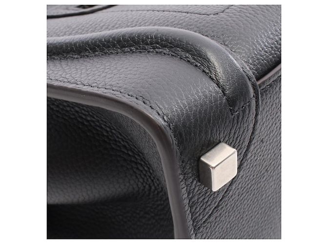 Céline Borsa da viaggio Luggage in micro pelle di vitello nera Celine Nero - vista 5