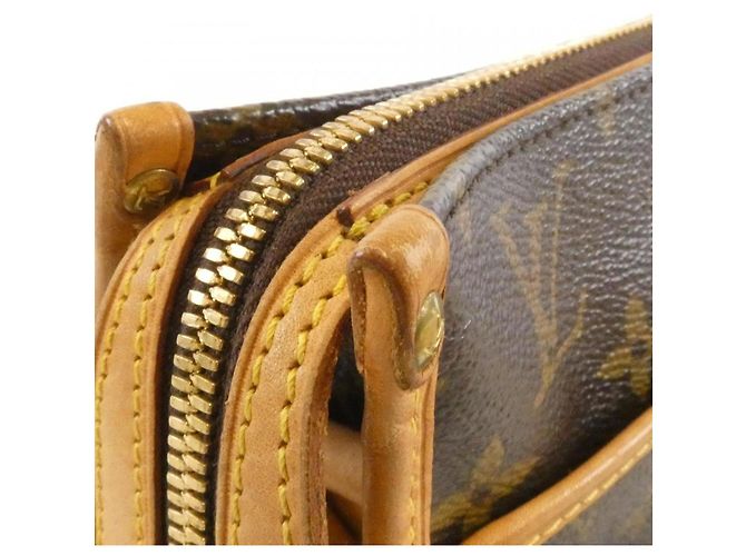Borsa a spalla lunga Monogram Popincourt di Louis Vuitton Marrone - vista 4