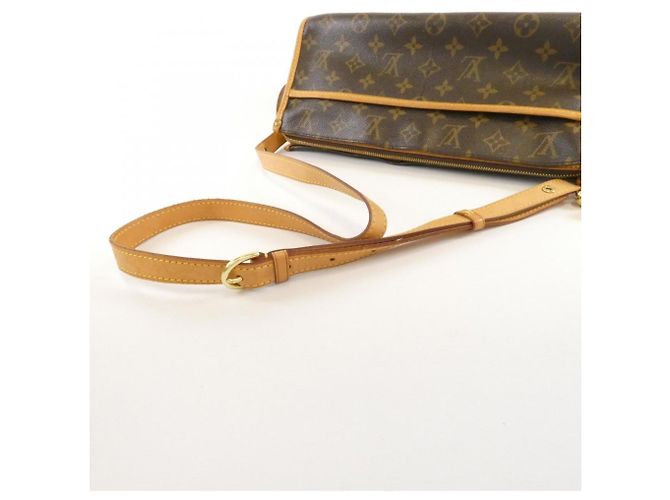 Borsa a spalla lunga Monogram Popincourt di Louis Vuitton Marrone - vista 6