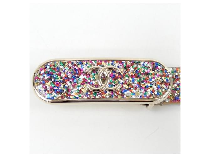 Chanel Standardgürtel Pink Blau Grün - Ansicht 2