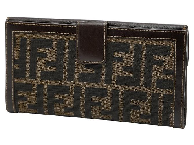 Fendi Zucca Lange Geldbörse Braun - Ansicht 2