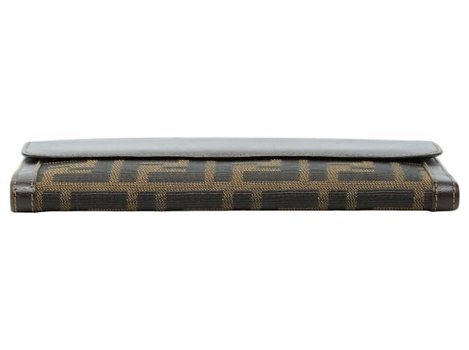 Fendi Zucca Lange Geldbörse Braun - Ansicht 3