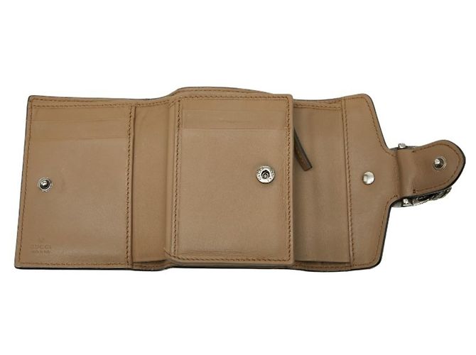 Gucci Dionysus GG Supreme Tri-fold Compact Wallet - view 11