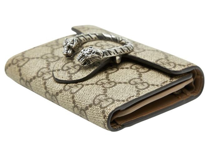 Gucci Dionysus GG Supreme Tri-fold Compact Wallet - view 4