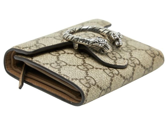 Gucci Dionysus GG Supreme Tri-fold Compact Wallet - view 5