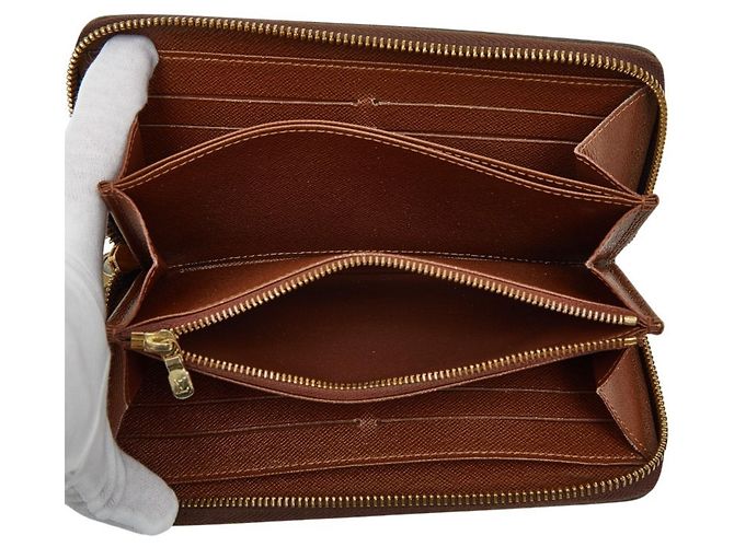 Zippy Geldbörse Monogram Louis Vuitton Braun - Ansicht 6