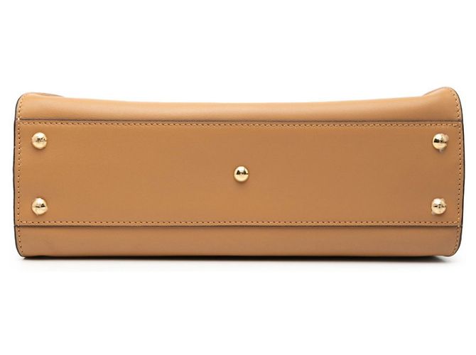 Borsa Fendi Selleria Peekaboo Marrone Bordò - vista 3