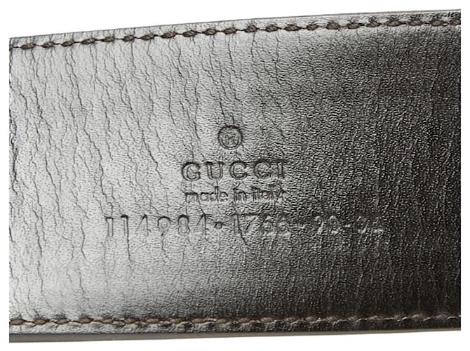 Gucci G Interlocking Sherry Line Gürtel Braun Mehrfarben - Ansicht 5