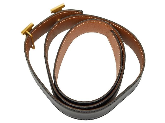 Hermès Hermes Constance H Reversible Belt Brown Black - view 4