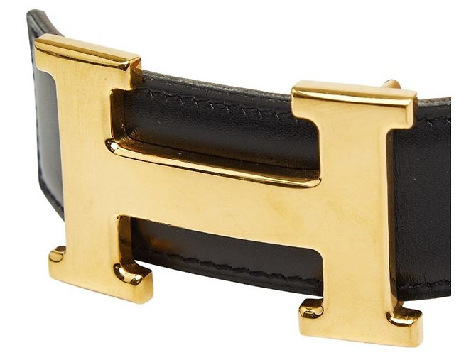 Hermès Hermes Constance H Reversible Belt Brown Black - view 5