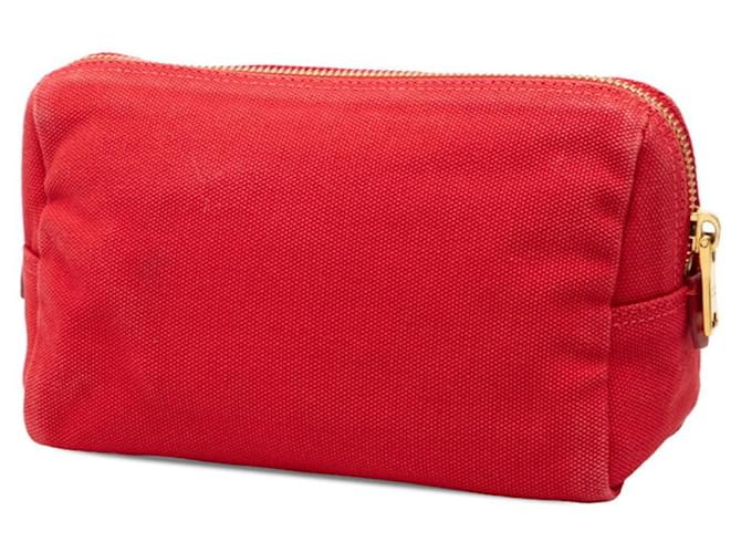 Pochette Logo Canapa Prada Rosso - vista 2