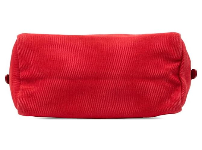 Pochette Logo Canapa Prada Rosso - vista 3