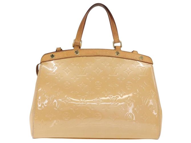 Louis Vuitton Blair Monogram vernice Beige - vista 2