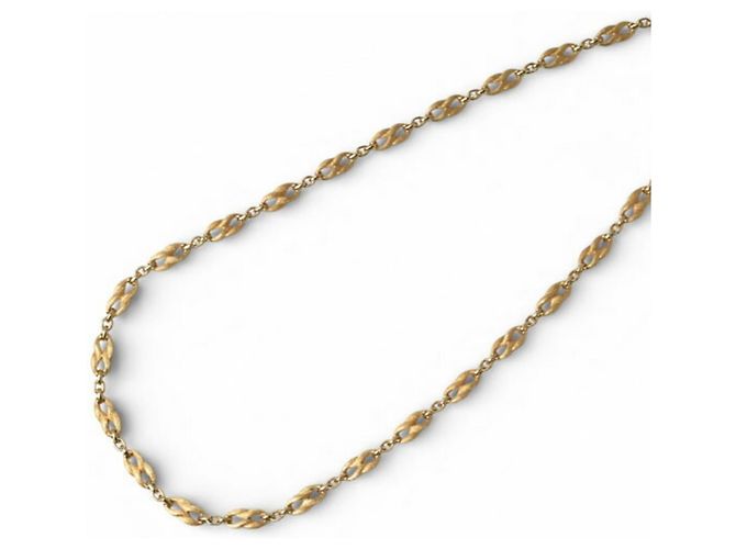 Collana Lunga in Catena Dorata Christian Dior D'oro - vista 2
