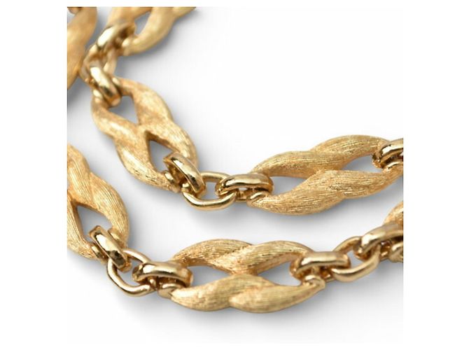 Collana Lunga in Catena Dorata Christian Dior D'oro - vista 4