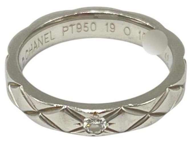 Anello Matelassé Chanel Coco Crush #48 Argento - vista 2