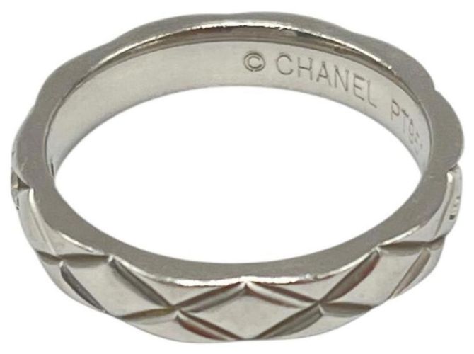 Anello Matelassé Chanel Coco Crush #48 Argento - vista 4