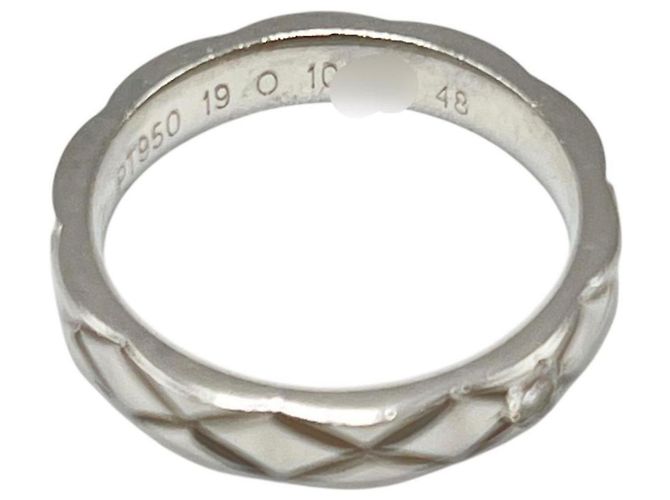 Anello Matelassé Chanel Coco Crush #48 Argento - vista 7