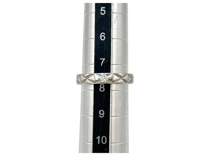 Anello Matelassé Chanel Coco Crush #48 Argento - vista 8