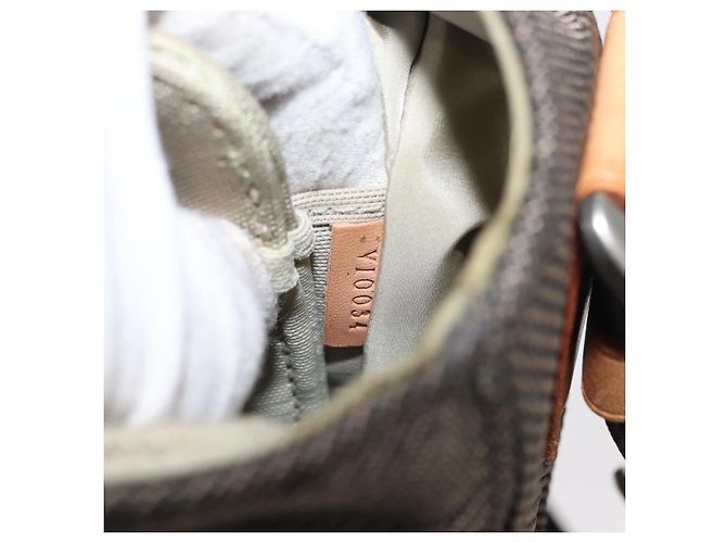 Borsa Messenger Terre Louis Vuitton in tela Damier Geant Marrone - vista 7