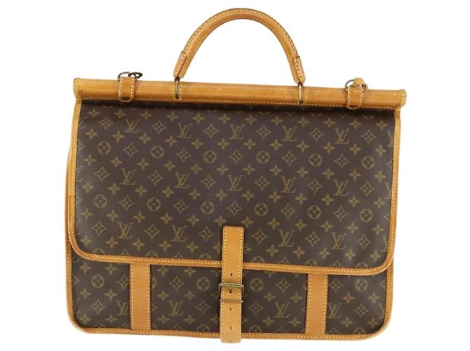 Louis Vuitton Sac Chasse Hunting Monogram Canvas Marron - vue 2