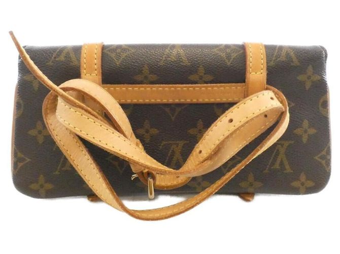 Borsa a vita Louis Vuitton Monogram Pochette Marel M51159 Marrone - vista 2