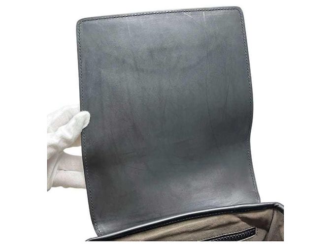 Borsa a Spalla Gucci in Nero e Beige - vista 6
