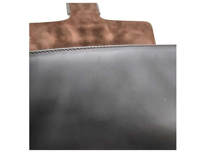 Borsa a spalla in pelle marrone Salvatore Ferragamo Marrone scuro - vista 6