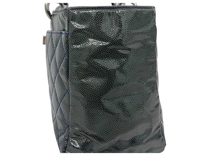 Chanel Tasche aus grünem Lackleder - Ansicht 8