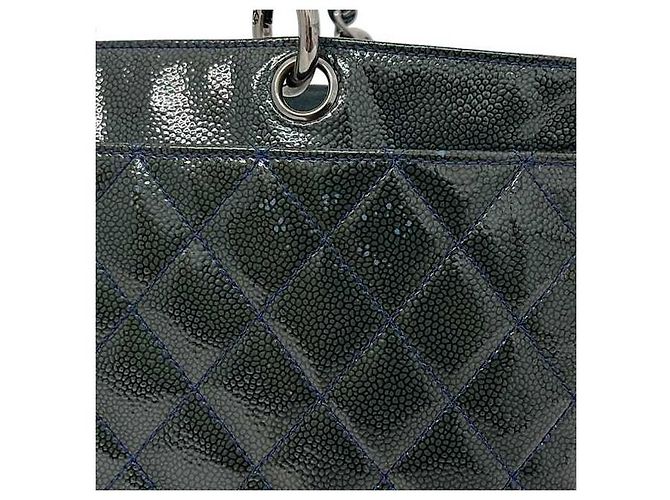 Chanel Tasche aus grünem Lackleder - Ansicht 9