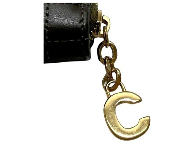 Céline Monedero Celine en cuero verde caqui - vista 10
