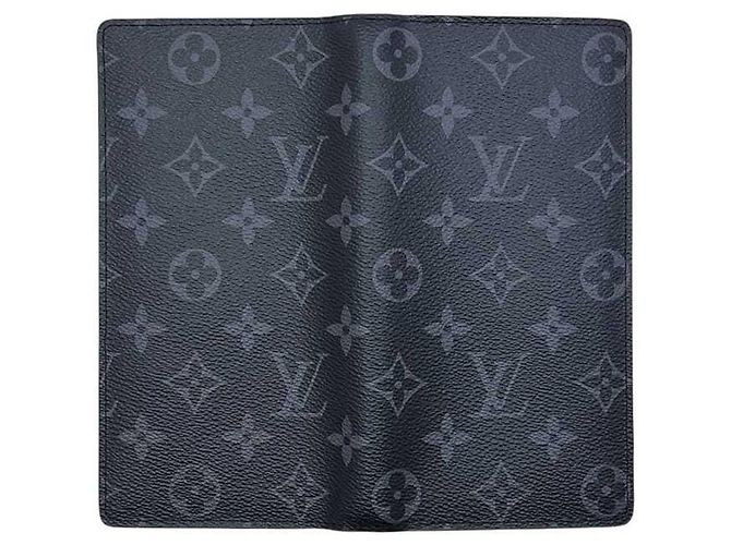 Louis Vuitton Long Wallet in Monogram Eclipse Black - view 6