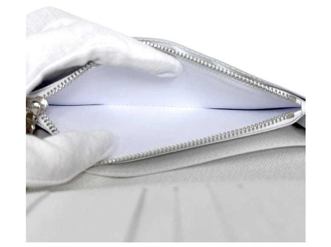 Brazza Cartera Larga Louis Vuitton Blanco - vista 8