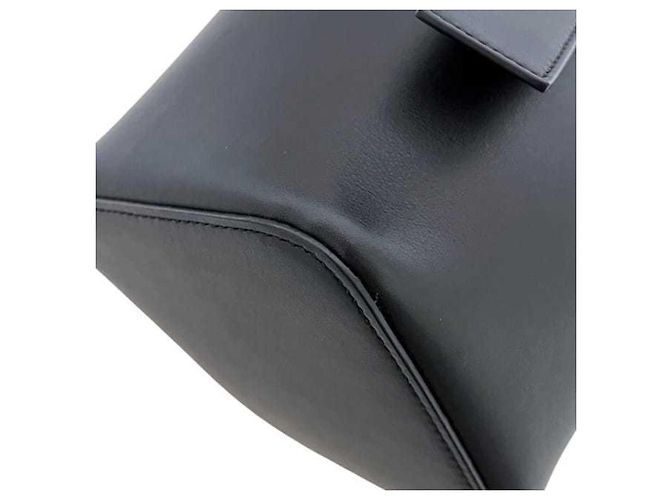 Loewe 2-Wege Pebble Mini Bucket Bag Schwarz - Ansicht 3