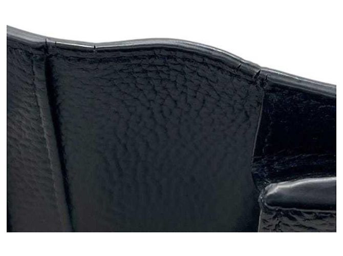 Alfred Dunhill Dunhill Black Leather Bifold Long Wallet - view 11
